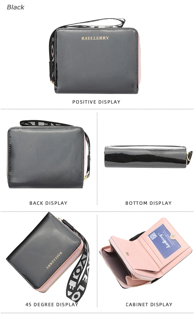 Брендовый кошелек для женщин 2019, модный дизайн, Женский держатель для карт, клатч, женский кошелек, маленький кошелек, кожаный короткий