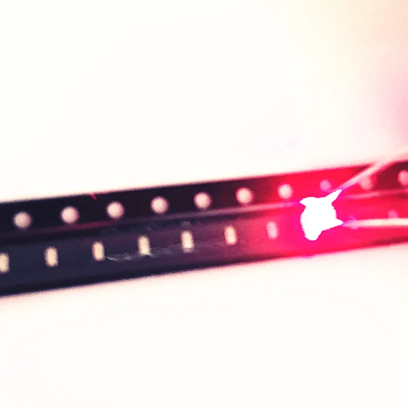 100pcs/lot LED SMD 0603 Red chips Positive luminescence 1.8V2.0V2.4V custom made yellow green White Blue Orange | Лампы и освещение