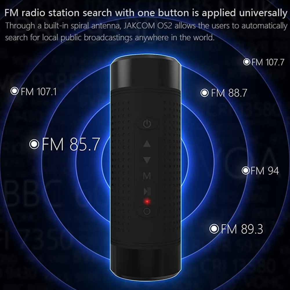 Водонепроницаемый Bluetooth динамик Jakcom OS2 внешний аккумулятор 5200 мАч велосипедный