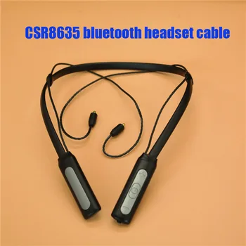 

2018 new HOP MMCX Bluetooth 4.1 headphones cable Audio line with microphone drive-by-wire for SE215/ SE315/ SE425/ SE535/ SE846
