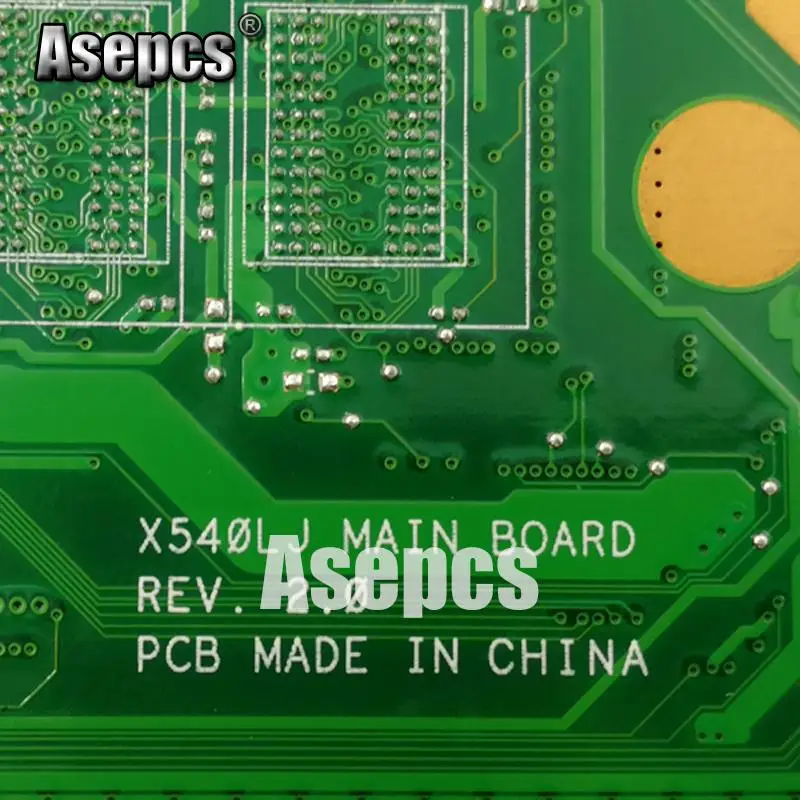 Asepcs X540LJ материнская плата для ноутбука For Asus X540L F540L X540 тест оригинальная I5 5200U