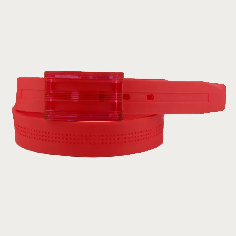 New Design Silicone Belts Men High Quality Belts For Women Rubber Leather Smooth Buckle Belts For Women Men
