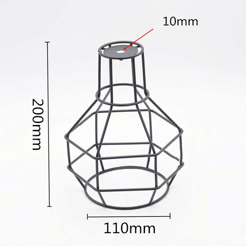 Винтажный Ретро светильник-клетка DIY абажур Настольный Потолочный подвесной светильник, абажур для лампы