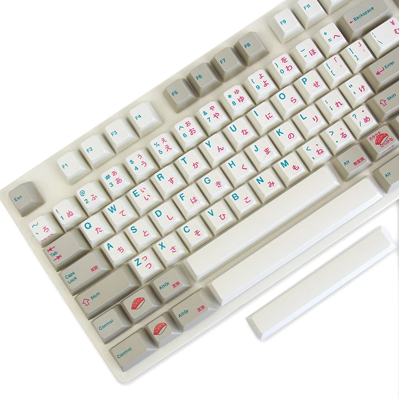 Enjoypbt Японский Суши keycap Вишневый профиль краситель-подложенный 117 клавиш для cherry mx Переключатель механическая клавиатура