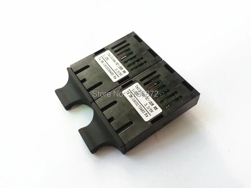 

10/100/1000M Dual Fiber 1x9 Optical Transceiver Module 20KM 1310nm SC 3.3/5V
