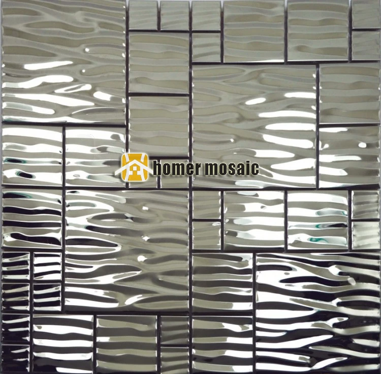 Online Get Cheap Wave Tile Backsplash -Aliexpress.com Alibaba Group wave pattern stainless steel metal mosaic metal mosaic tile moder living room kitchen backsplash bathroom shower - Online Get Cheap Wave Tile Backsplash -Aliexpress.com Alibaba Group