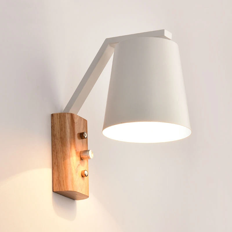 candelabro moderno para Lámpara de pared de madera de estilo nórdico candelabro moderno para Lámpara de pared de madera de estilo nórdico