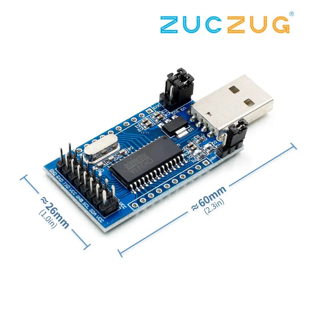 CH341A программист USB к UART IIC SPI I2C Конвертор с параллельным портом бортовой