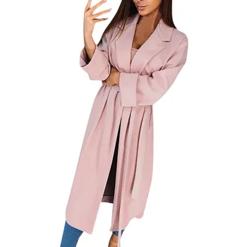 

Nice Casual Autumn Spring Women Long Trench Coat Fashion British Style Overcoat Female Long Trench Coats Streetwear Chifave