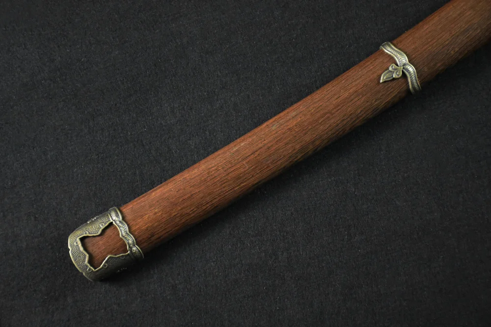 Full Tang Japanese Samurai Saber Sword 1060 high Carbon Steel Real Katana Sharp Edge Can Cut Bamboo