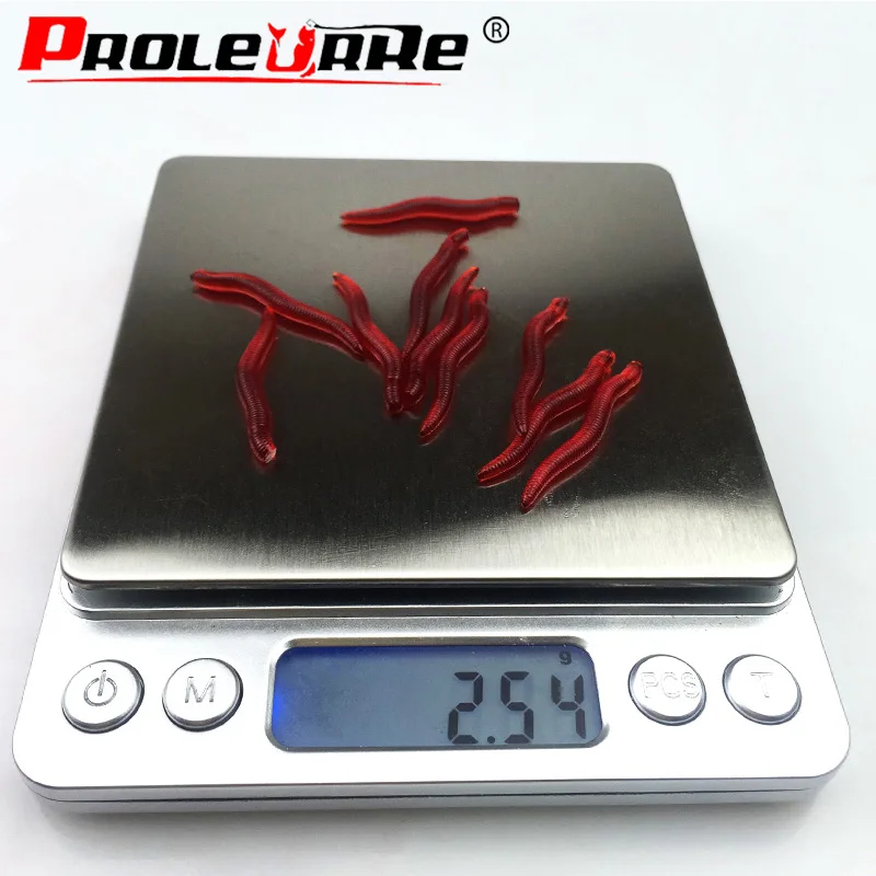 100pcs Lifelike Red Earthworm bait Worms Artificial Fishing Lure 35mm Soft Baits Silicone Shrimp Flavor Additive baits Tackle 100pcs Lifelike Red Earthworm bait Worms Artificial Fishing Lure 35mm Soft Baits Silicone Shrimp Flavor Additive baits Tackle