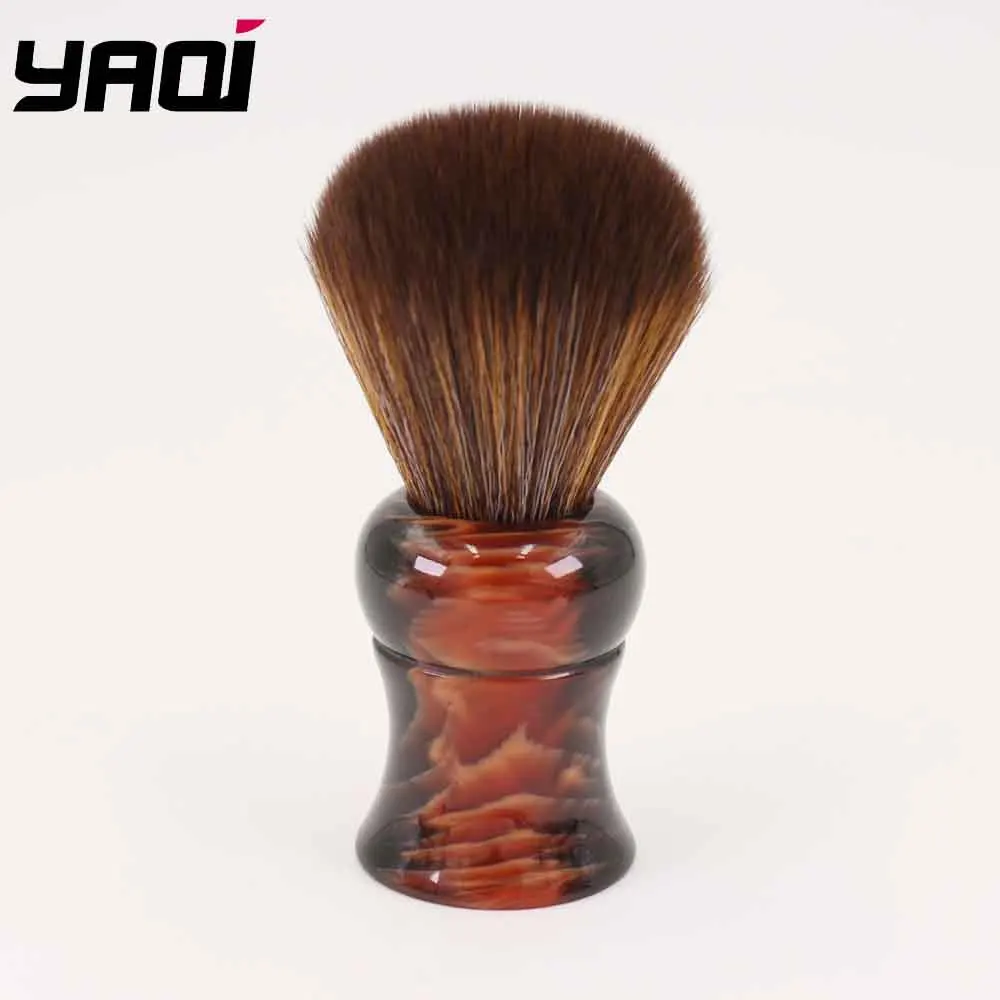 Yaqi 26mm Size Brown Synthetic Knot Shave Brush