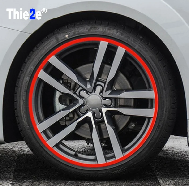 

Car Styling Strips Wheel Stickers for AUDI S line A4 A3 A6 C5 Q7 Q5 A1 A5 80 TT A8 Q3 A7 R8 RS B6 B7 B8 S3 S4