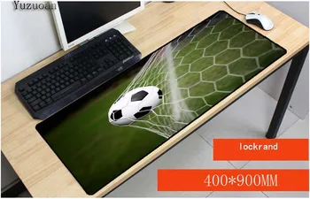 

Yuzuoan Print Large Locking Edge Rubber Mousepads for Football Skins Mice Mat DIY Design Computer Gaming keyboard Mouse Pad