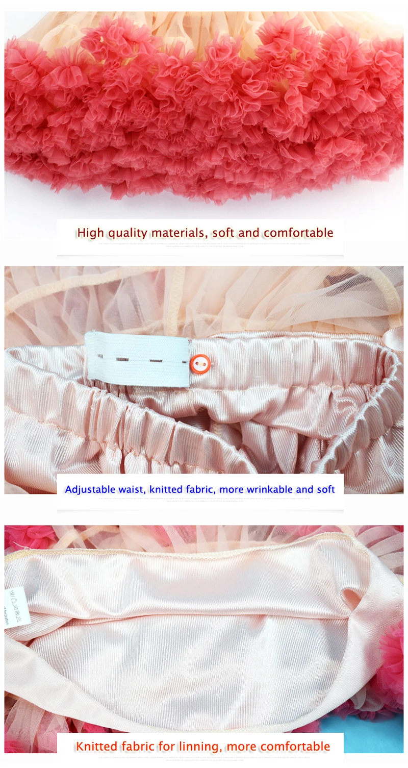 Festa de Aniversário do Bebê Vestido de Baile Roupas das Meninas Saia Pettiskirt Crianças Ballet Tutu Saias Moda Casual Princesa Criança Selvagem 8 High Quality Mamãe e Bebê
