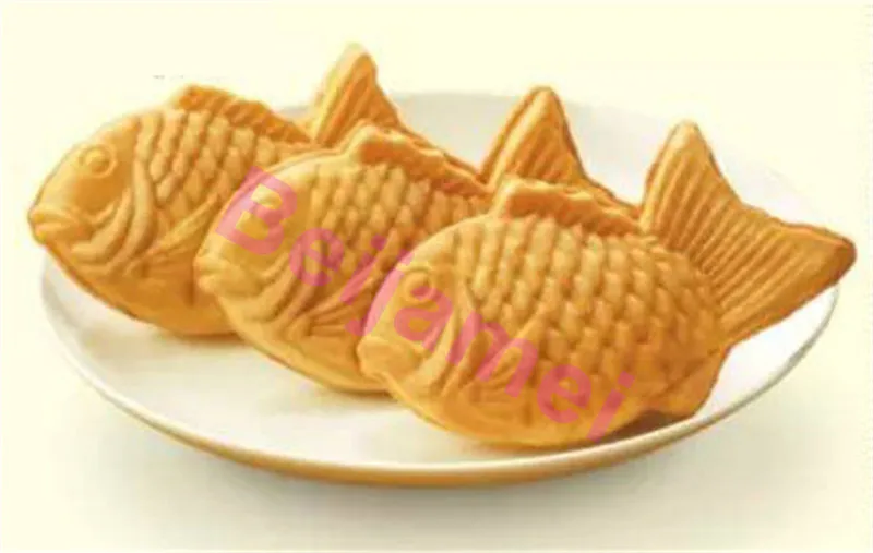 BEIJAMEI самый популярный сжиженный газ Рыба Форма Taiyaki машина Двойная пластина 12 шт. Коммерческая газовая рыба Taiyaki вафельница