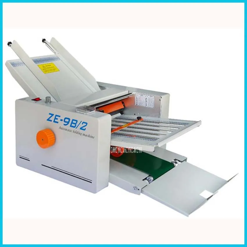 

ZE-9B / 2 Folding Paper Automatic Paper Max 210x400mm, High Speed, 2 Folding Trays, Large Workload  220V/50 Hz Automatic folding