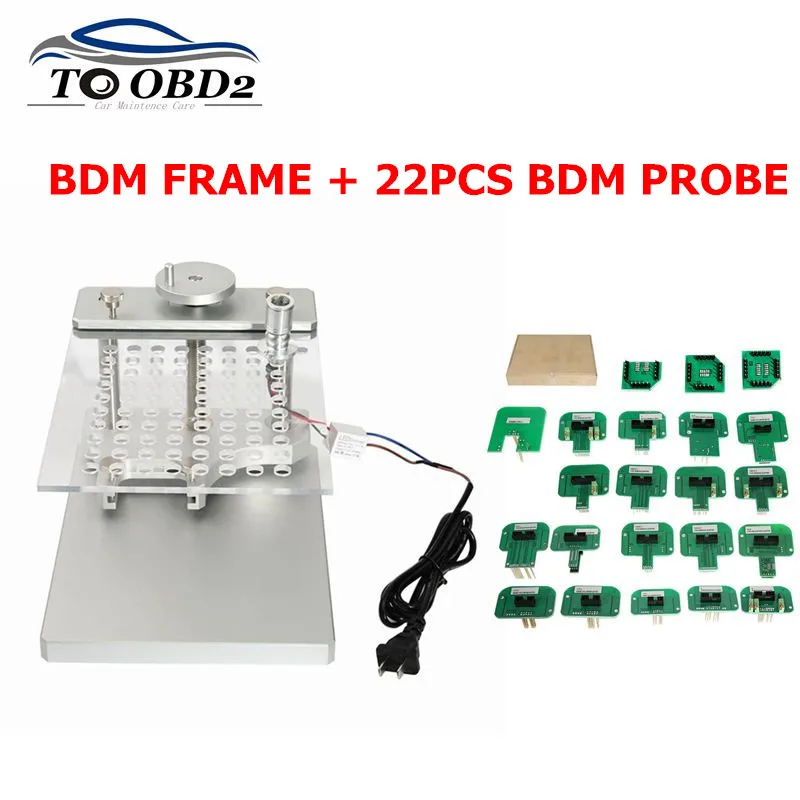  2019 Stainless LED BDM Frame 22 Adapters ECU Chip Tuning Tool For CMD 100 Full Sets Fits For KTAG K - 33017087468