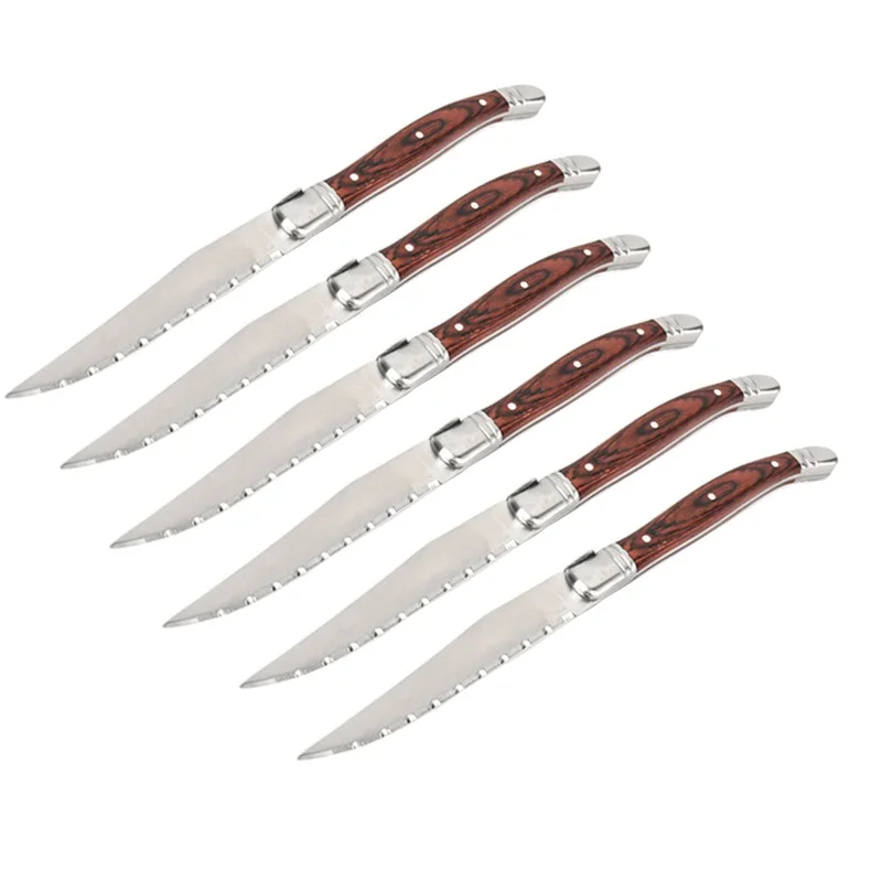 laguiole steak knife fork set  (4)