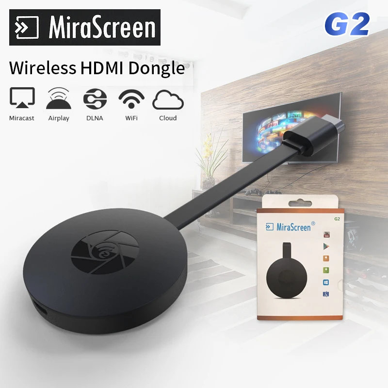 G2 Беспроводной воздуха Play Wi-Fi Дисплей hdmi адаптер приемник mirascreen зеркального отображения приемник Поддержка IOS Android miracast для Iphone