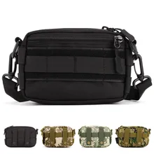 Унисекс Спорт на открытом воздухе Малый ёмкость Тактический одного плеча Твердые висит курьерские Сумки