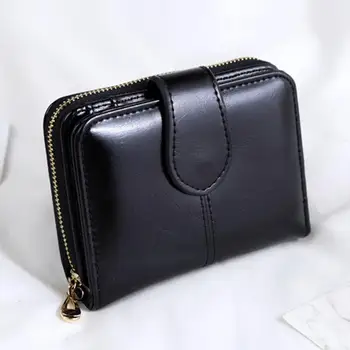 

Fashion Vintage Unisex Student Hasp Short Wallet Cash Card Coin Holder Purse
