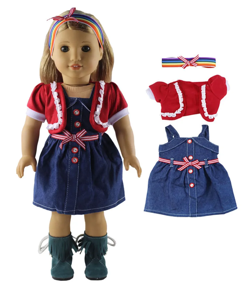 Хит, 1 шт., разные цвета и стили, кукольная одежда для 18 дюймов, американская кукла, Битти, кукла A03