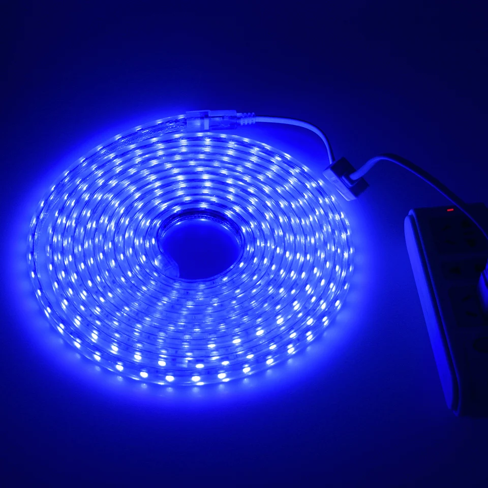 Tiras de Led ligh tira conduzida 5050 220 Color Temperature(k) : Warm White(2700-3200k); Cold White(6000-6500k)