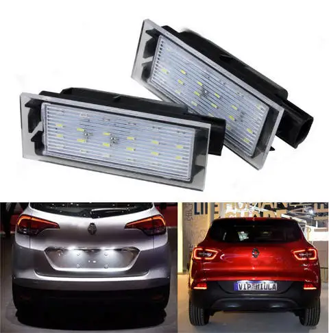 

LED License plate light Number plate lamp for Renault Twingo II,Clio III,Megane II 3D5D Kombi,Laguna III Velsatis Master II 2006
