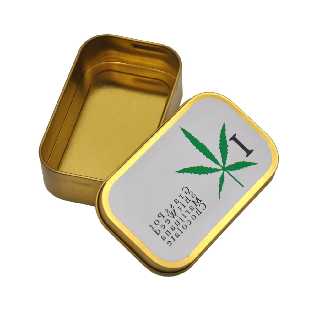 Металлическая сигаретная табачная Top Box со смешными Стикеры карман Размеры(94*56 мм) для хранения табака чехол(шаблон по случайному выбору