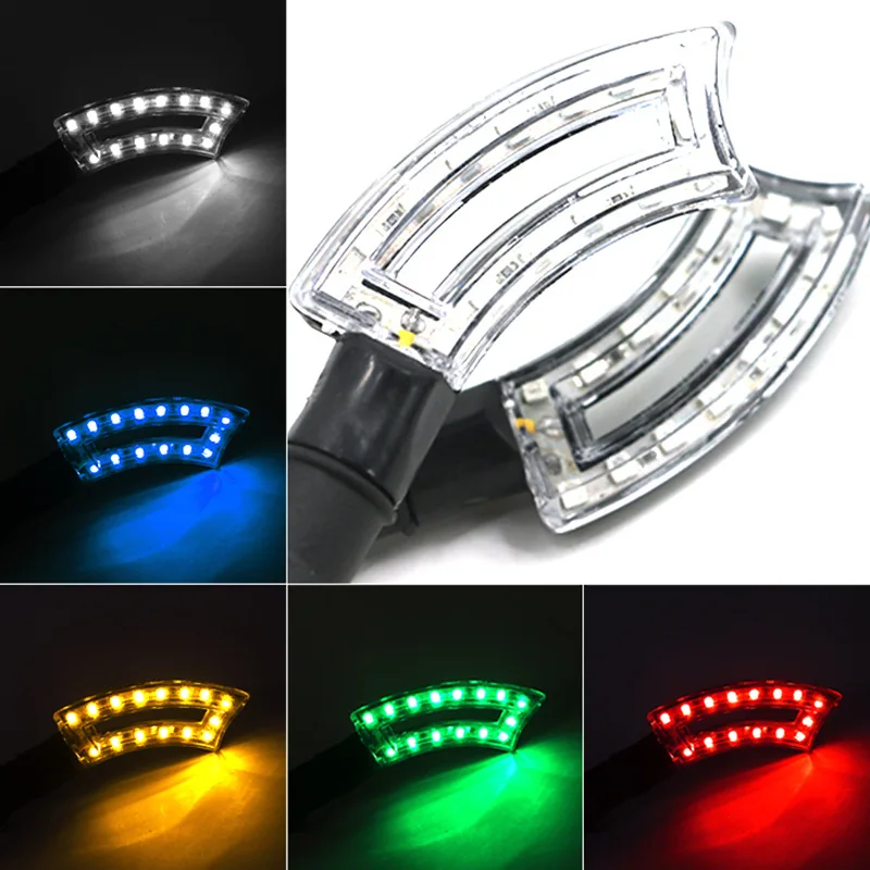 

EE support 2PCS DC12V motocross LED turn signal lights motorcycle accessories XY01