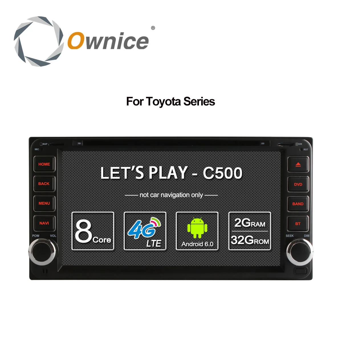 Ownice Android 6 0 Octa 8 Core 2G RAM car dvd player for font b Toyota