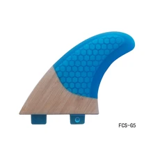 Everest (three items/lot) FCS G5 FINS Excessive High quality Mobile Bamboo Stern Rudder Surfboard Browsing Surf Fins