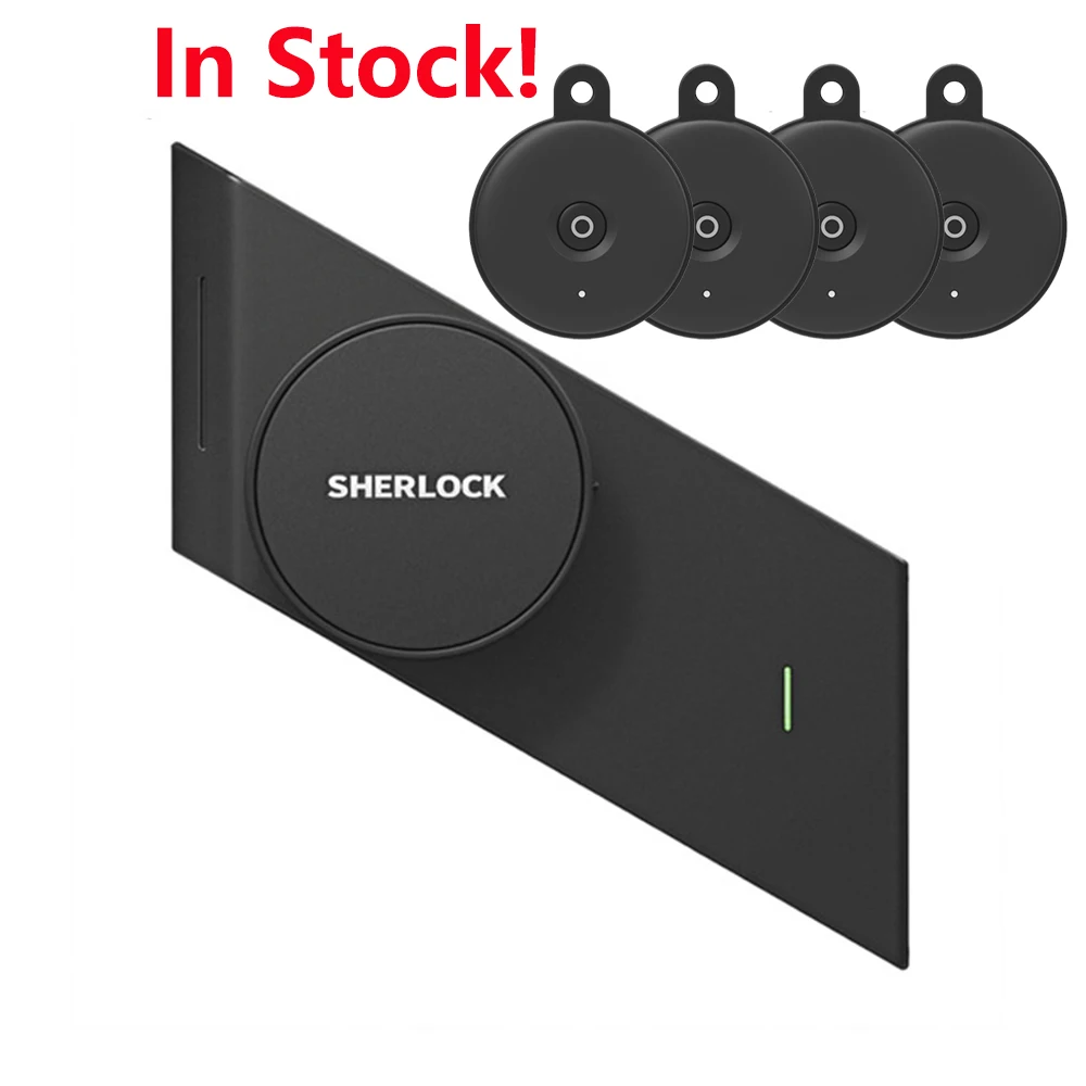 

Sherlock S2 Smart Door Lock And 4Pc Keys Home Keyless Lock Easy Installation Electronic Door Lock Wireless App Bluetooth Control