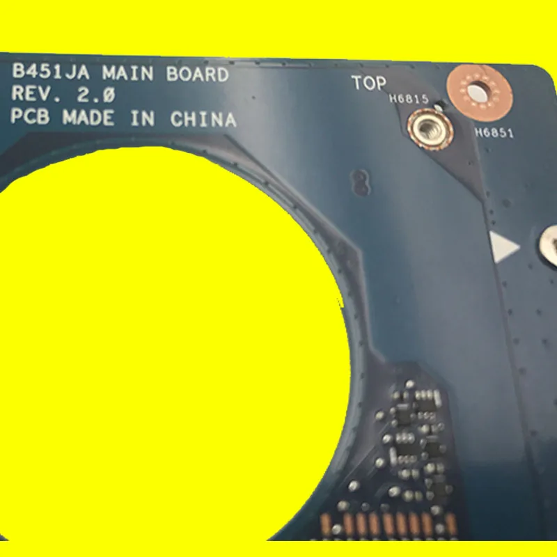 Материнская плата B451JA для For Asus B451J материнская ноутбука Intel SR17D HM87 DDR3L 100% полностью