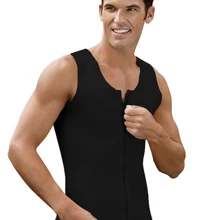 Полный жилет мужской корсет резиновое потоотделение моделирующее белье Утягивающее стальной кости эластичный латекс корсет большого размера S-3XL