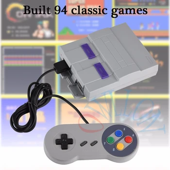 

Super Mini 16 BIT Built-in 94 Games Console System with Gamepad for SF C for SNES Nintendo Game Games Consoles