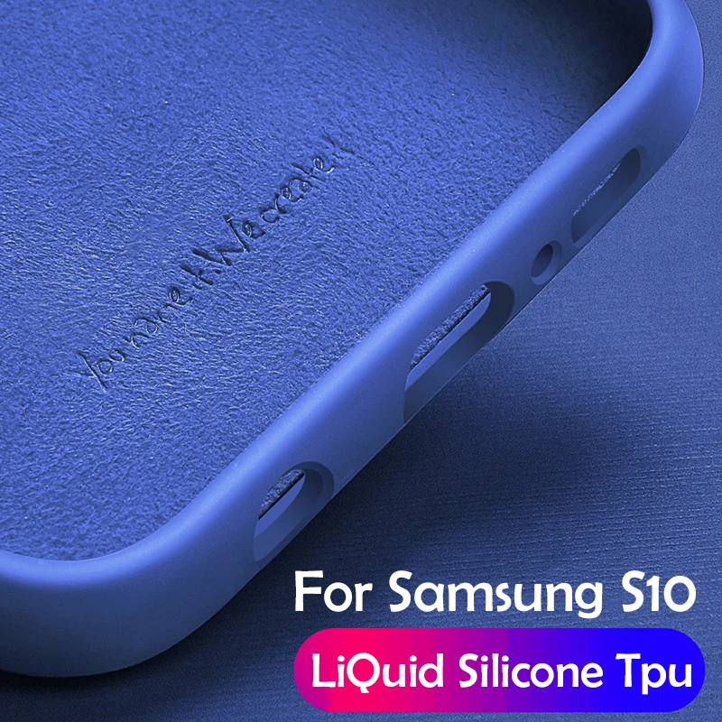 

Lamorniea Liquid Silicone TPU Case For Samsung Galaxy A50 A30 A10 A20 A40 A70 M10 M20 M30 S8 S9 S10 Plus S10E Note 8 9 Cover