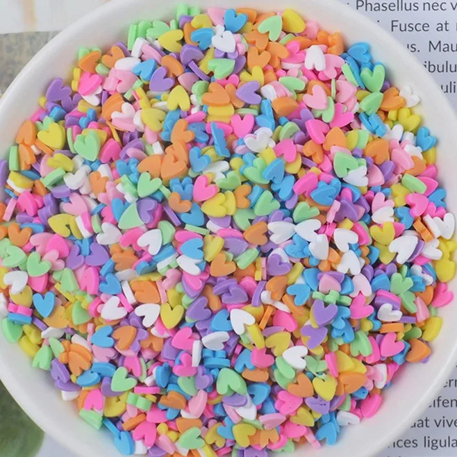 FLA 100g Slime Clay Fake Candy Sweets Sugar Sprinkle Decorations for Fake Cake Dessert Food Particles Decoration Toys 32