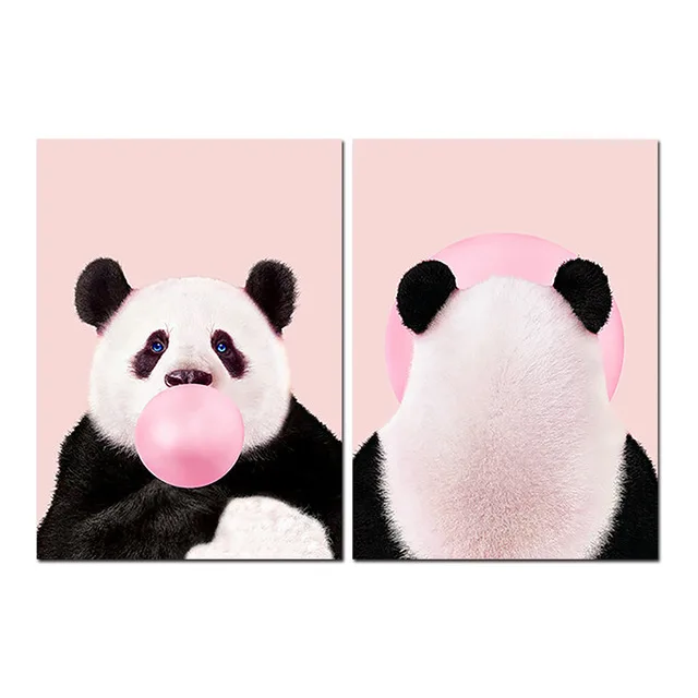 Cute-Animal-Prints-Panda-Nursery-Bubble-Gum-Wall-Art-Canvas-Painting-Blush-Pink-Funny-Poster-Decoration.jpg_640x640 (2)