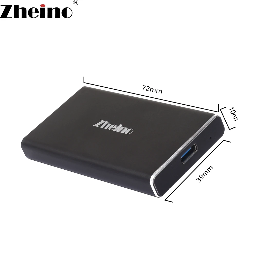 Zheino портативный SSD USB 3 0 128 ГБ 256 512 Гб 1 Тип C внешний твердотельный жесткий диск с 2