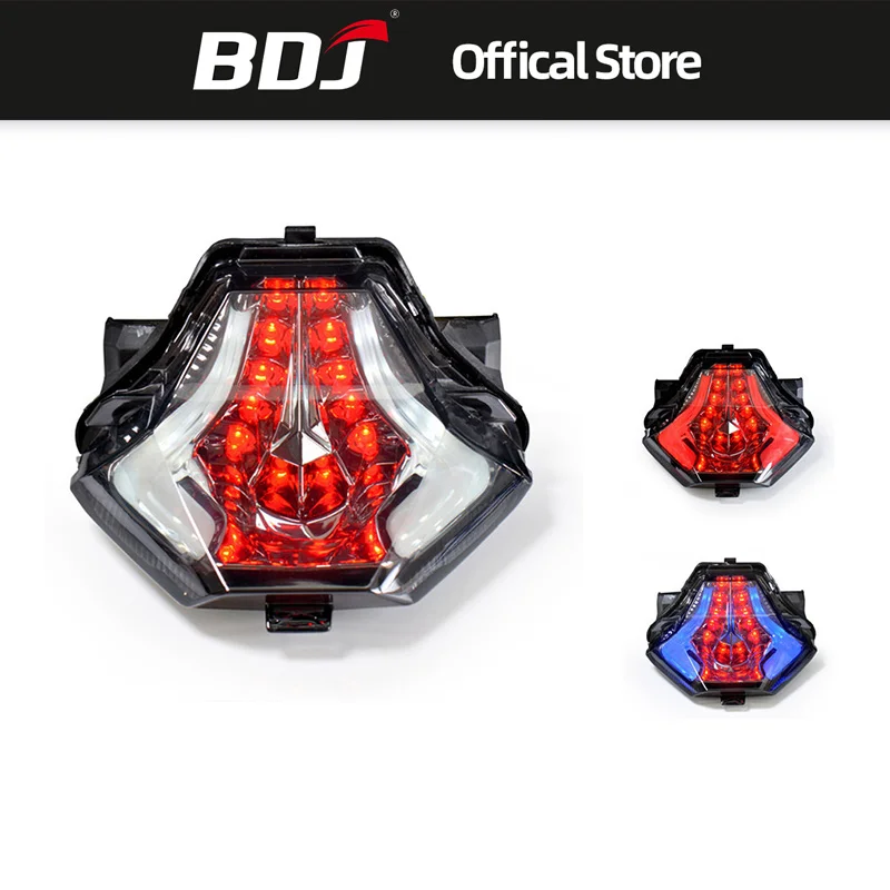 

BDJ Motorcycle Taillight Motorcycle Rear Tail Light Brake Turn Signals Integrated LED For Yamaha R25 R3 MT03 MT07
