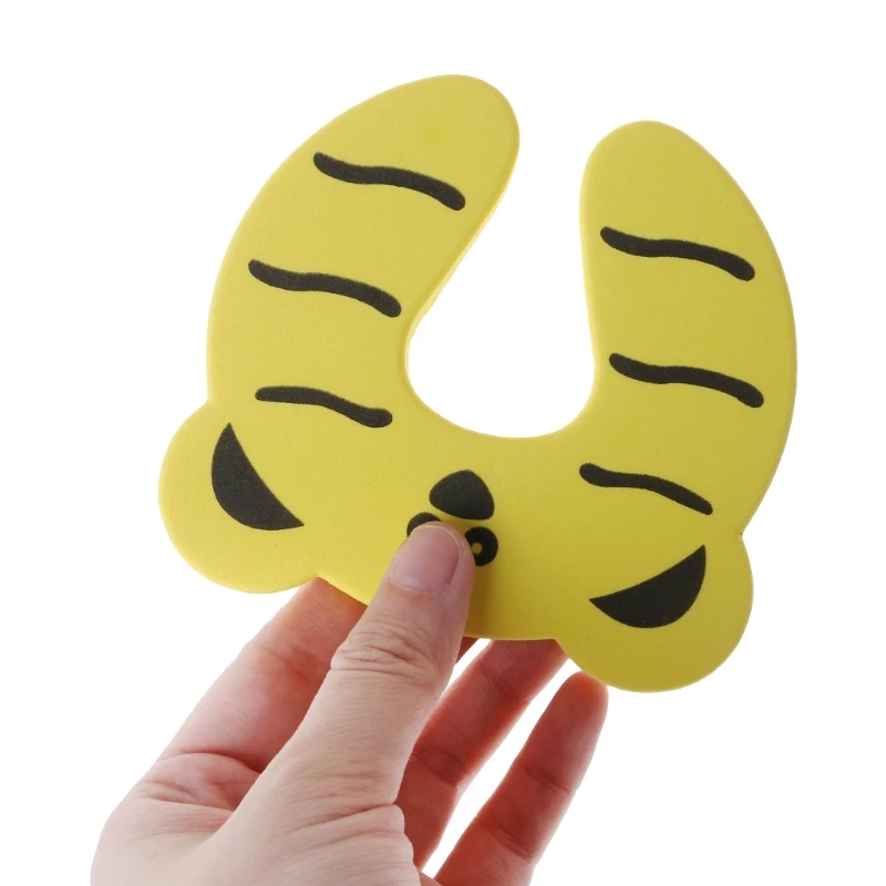 6pcs Children Baby Safety Cartoon Door Stopper Clip Clamp Pinch Hand Security