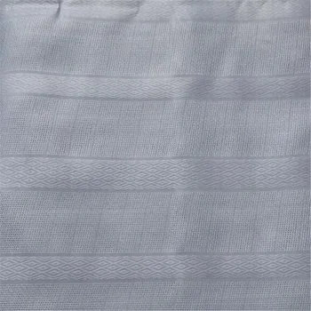 

Grey Blue Color Nigeria Style Atiku Fabric Soft Cotton Atiku Material For Making Men Cloth One Piece In 5 Yards 30