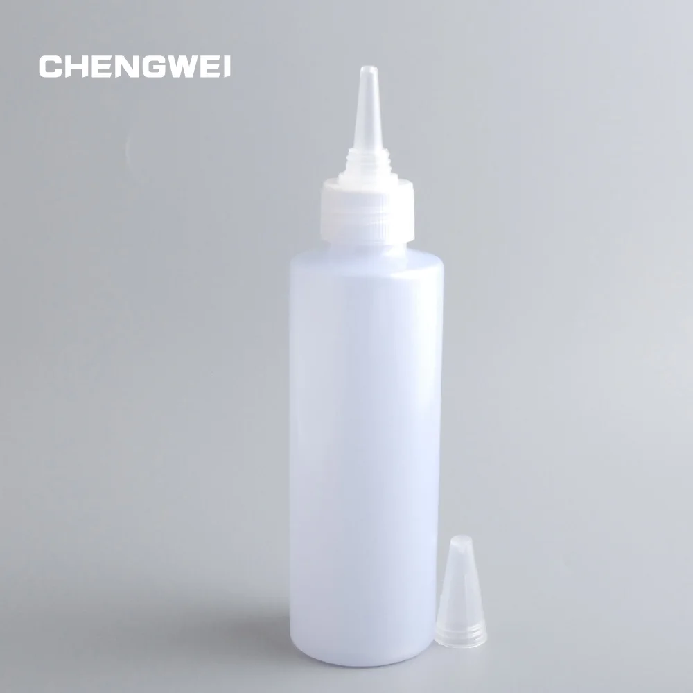 Clear Milky CHENGWEI 150 мл ПЭТ пластиковый заостренный колпачок многоразовая бутылка лосьон шампунь косметический контейнер 10 шт удобный инструмент для путешествий - Цвет: Clear Milky