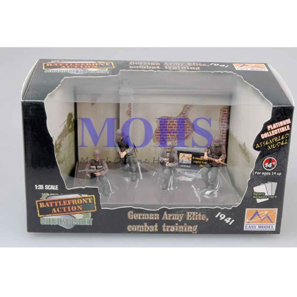 

EASYMODEL 33602 1/35 Assembled Model Finished Scale Model Scale Figure Miniature Model Scene Waffen SS combat training 1941