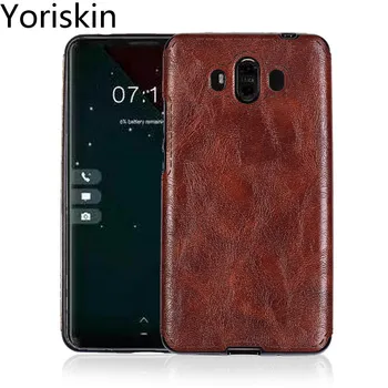 

For Mate 10 Carzy Horse PU Leather Skin Case Anti-Slip Protective Soft Slim Back Phone Cover Case For Huawei Mate 10 Shell