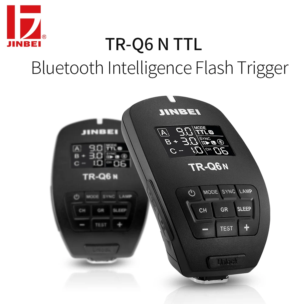 

JINBEI TR-Q6 HSS Trigger for Nikon 2.4G Wireless Radio Studio Flash TTL Transmitter Photography Lighting Remote Controller