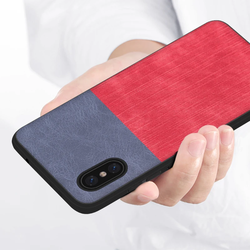 CoolDeal чехол для Xiaomi Mi 8 Explorer Мягкий ТПУ Край противоударный джинсы искусственная