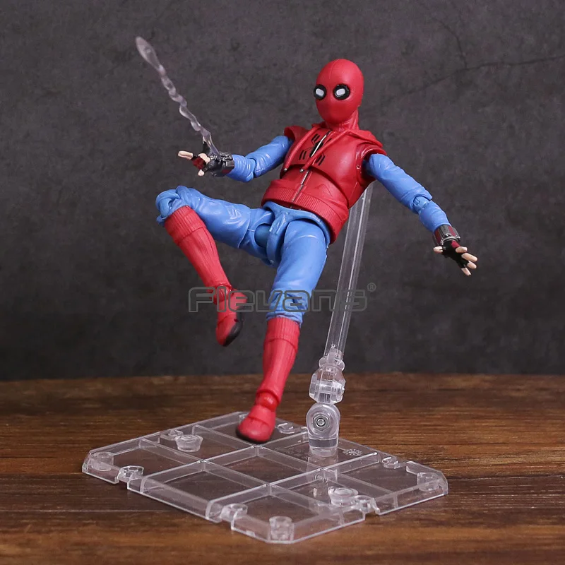 

Spider Man Homecoming Spiderman Home Made Suit Ver. with Stand PVC Action Figure Collectible Model Toy